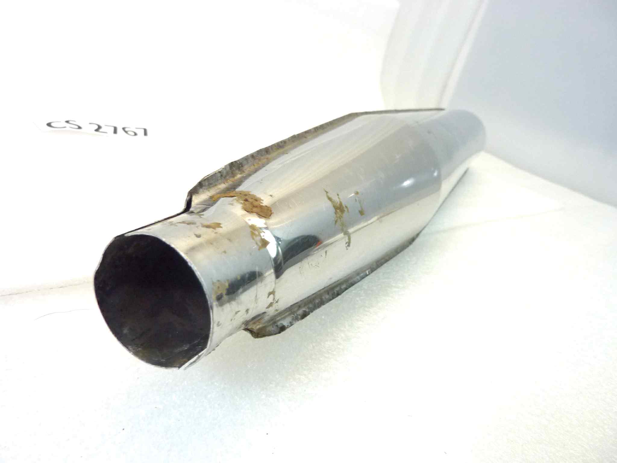 Coppia marmitte SW Rivoli benelli Guzzi Morini gilera moto epoca IGM 182S silenziatore scarico terminale muffler diametro imobcco 35 mm - lunghezza tot 6890 mm - distanza imbocco/staffa 29-33 mm - immagine 15