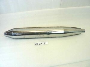 Coppia marmitte SW Rivoli benelli Guzzi Morini gilera moto epoca IGM 182S silenziatore scarico terminale muffler diametro imobcco 35 mm - lunghezza tot 6890 mm - distanza imbocco/staffa 29-33 mm