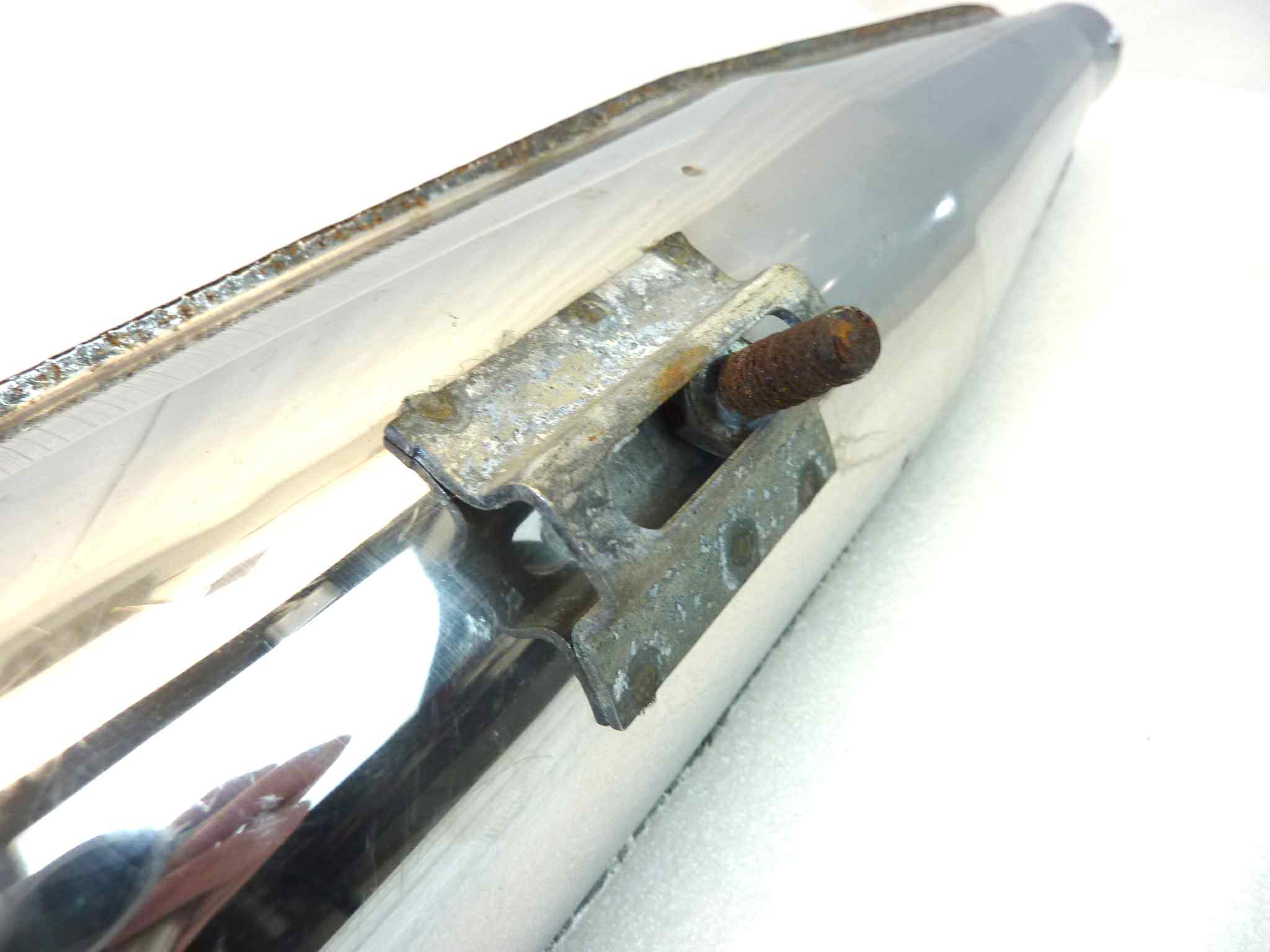 Coppia marmitte SW Rivoli benelli Guzzi Morini gilera moto epoca IGM 182S silenziatore scarico terminale muffler diametro imobcco 35 mm - lunghezza tot 6890 mm - distanza imbocco/staffa 29-33 mm - immagine 11