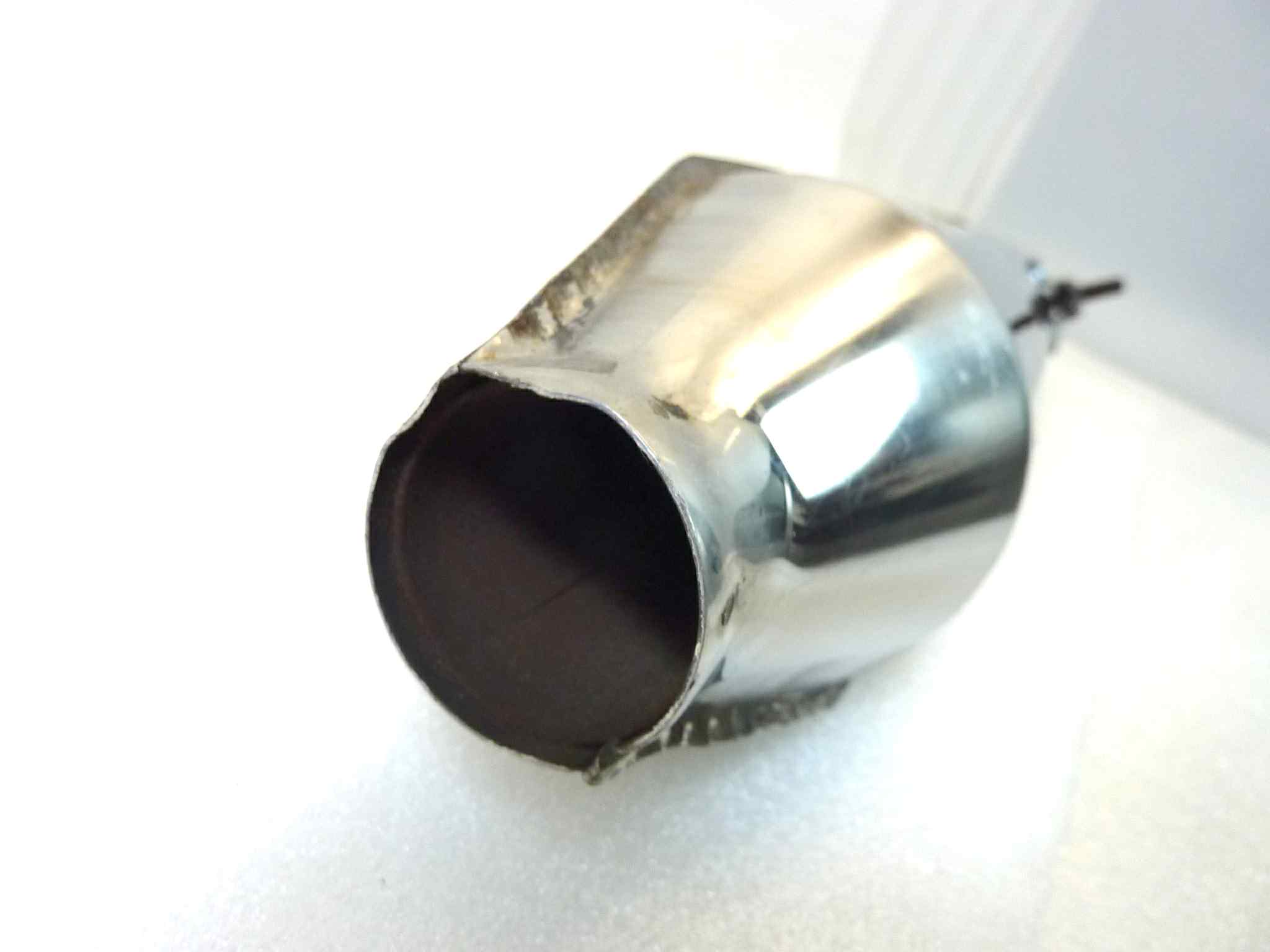 Coppia marmitte SW Rivoli benelli Guzzi Morini gilera moto epoca IGM 182S silenziatore scarico terminale muffler diametro imobcco 35 mm - lunghezza tot 6890 mm - distanza imbocco/staffa 29-33 mm - immagine 13