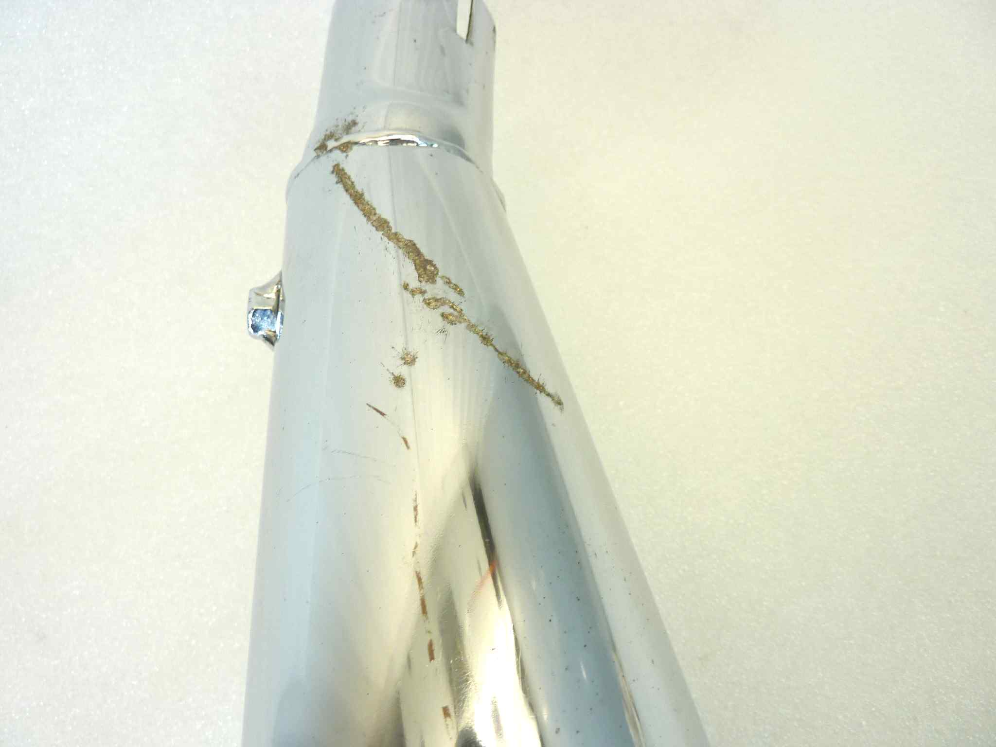 Marmitta Moto Guzzi Nevada 350 750 sinistra Lafraconi 21 S3160 B 536235 silenziatore scarico terminale muffler NUOVO fondo di magazzino, vedi foto LEGGI DESCRIZIONE riporta un difetto evidente sulla cromatura ma rimane nella parte interna - immagine 15