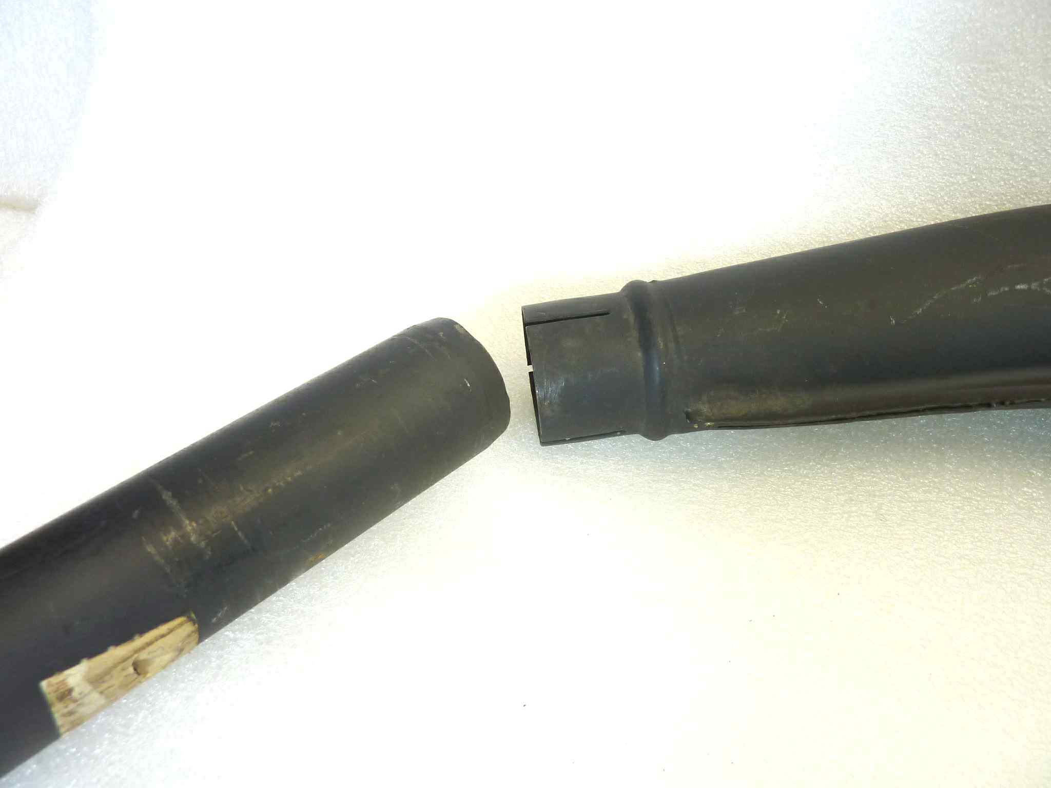 Marmitta e collettore Guzzi Benelli MotoBi Cross 50 cc silenziatore scarico terminale muffler NUOVO fondo di magazzino, vedi foto, LEGGI DESCRIZIONE - immagine 13