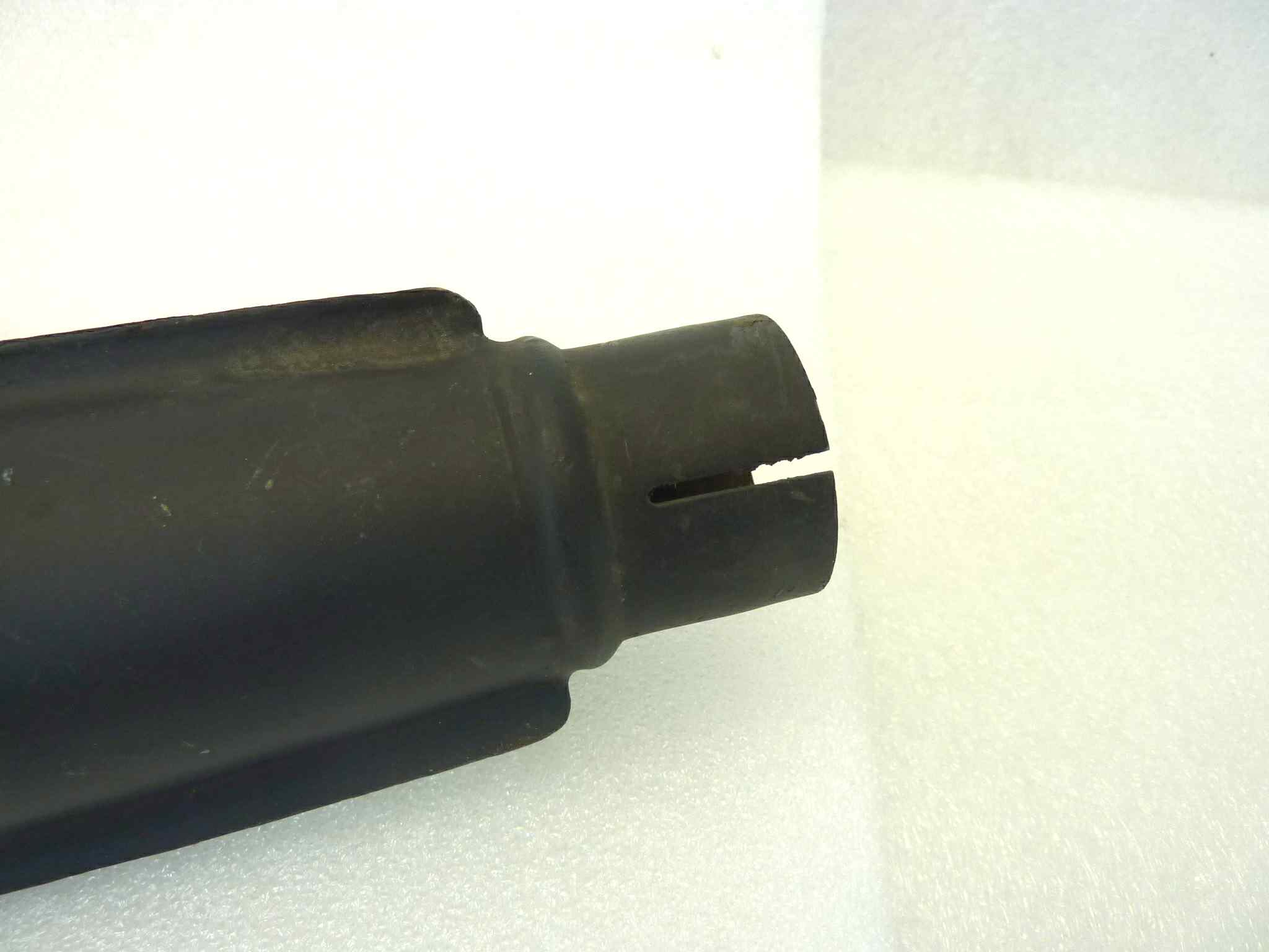 Marmitta e collettore Guzzi Benelli MotoBi Cross 50 cc silenziatore scarico terminale muffler NUOVO fondo di magazzino, vedi foto, LEGGI DESCRIZIONE - immagine 3