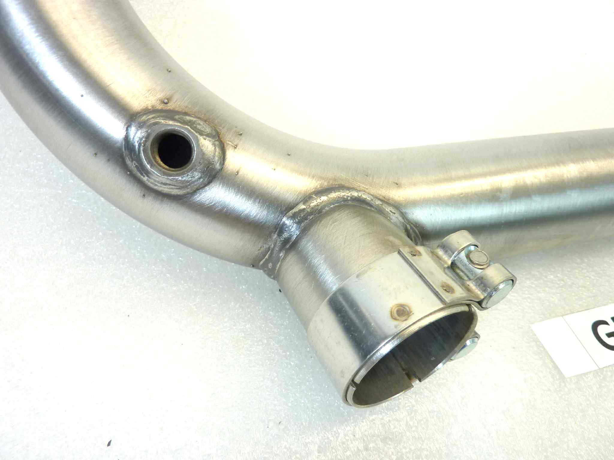 Collettore scarico destro Guzzi V11 1100 Cafè Ballabio 2003 - 2005 Le Mans 2002 cod GU01120990 TO190D NUOVO fondo di magazzino, vedi foto, LEGGI DESCRIZIONE - immagine 2
