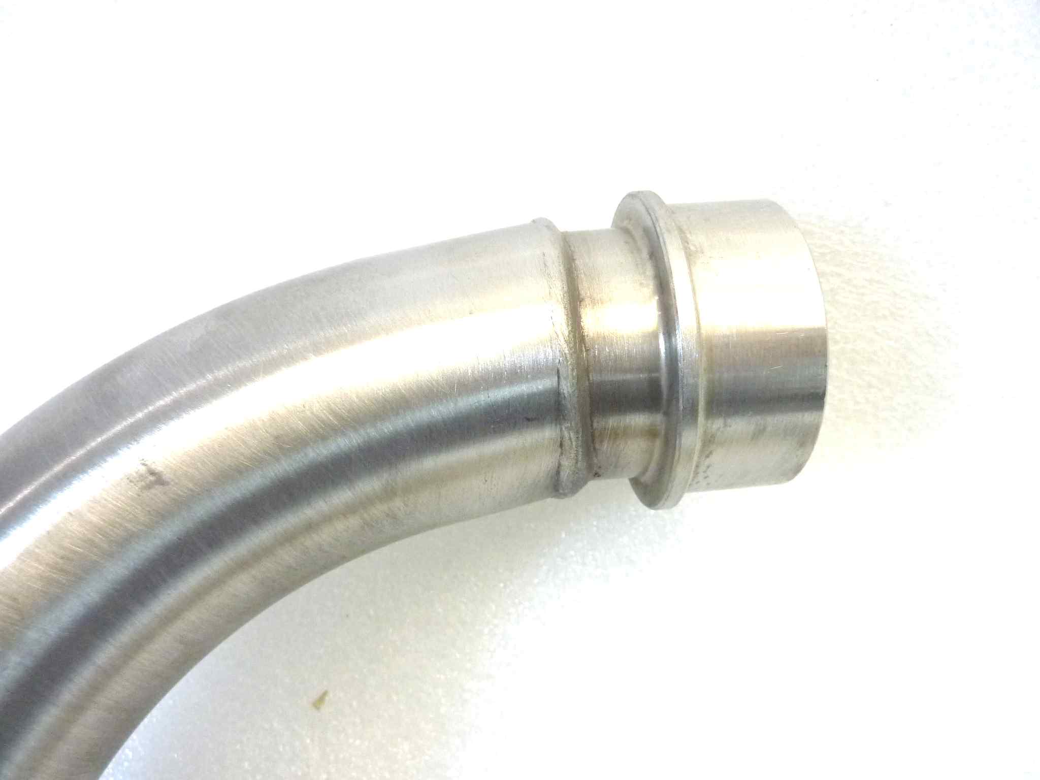 Collettore scarico destro Guzzi V11 1100 Cafè Ballabio 2003 - 2005 Le Mans 2002 cod GU01120990 TO190D NUOVO fondo di magazzino, vedi foto, LEGGI DESCRIZIONE - immagine 4