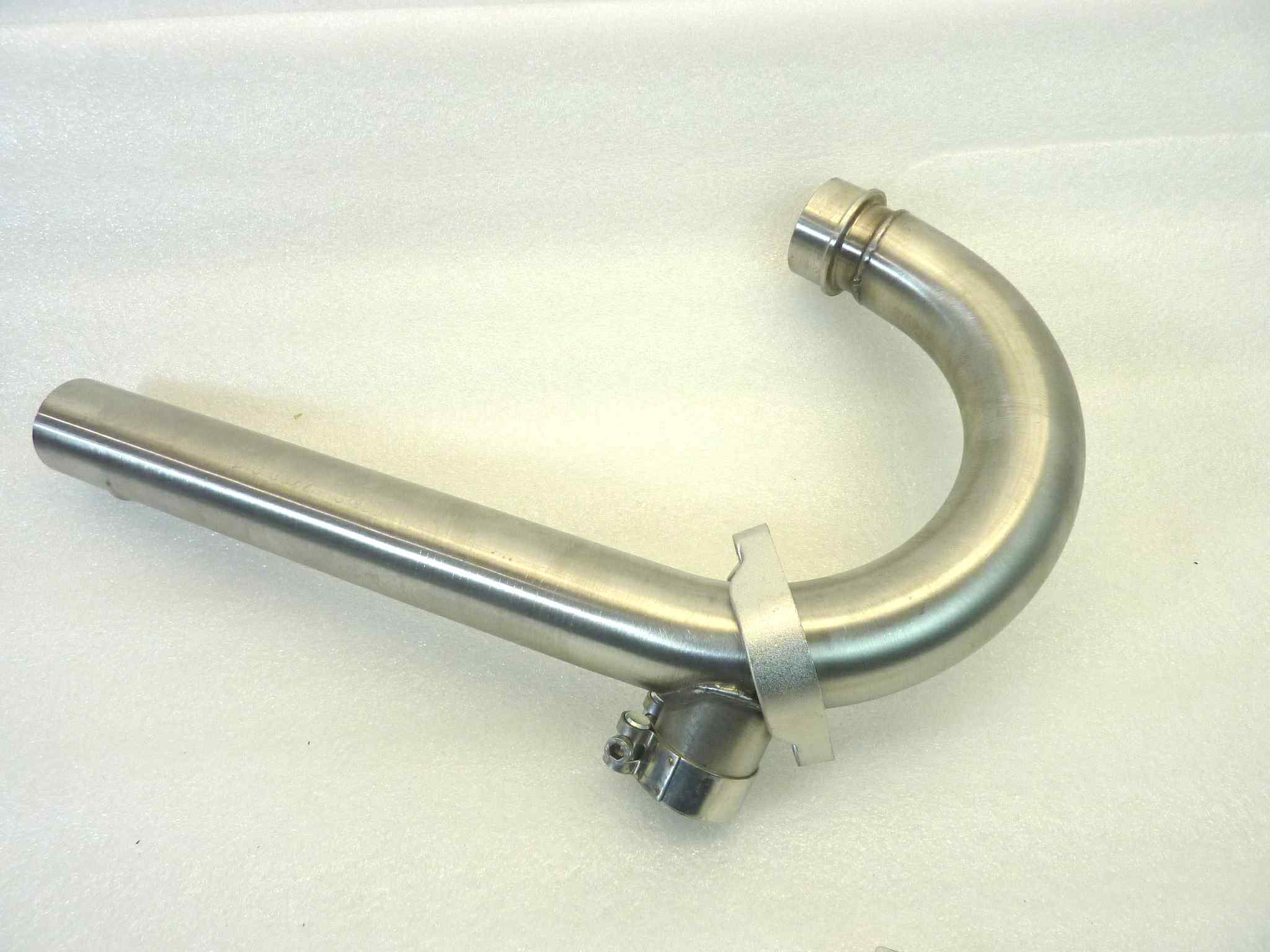 Collettore scarico destro Guzzi V11 1100 Cafè Ballabio 2003 - 2005 Le Mans 2002 cod GU01120990 TO190D NUOVO fondo di magazzino, vedi foto, LEGGI DESCRIZIONE - immagine 6