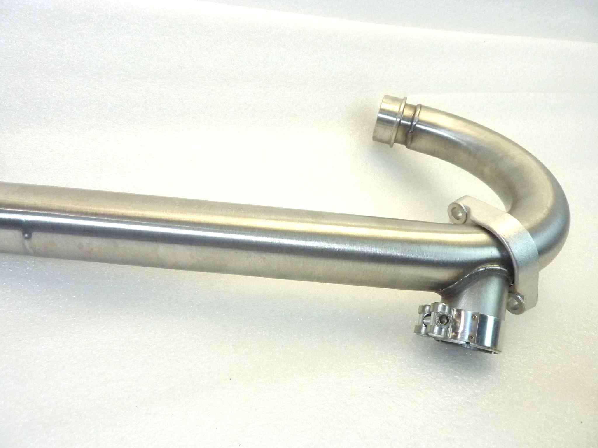 Collettore scarico destro Guzzi V11 1100 Cafè Ballabio 2003 - 2005 Le Mans 2002 cod GU01120990 TO190D NUOVO fondo di magazzino, vedi foto, LEGGI DESCRIZIONE - immagine 7