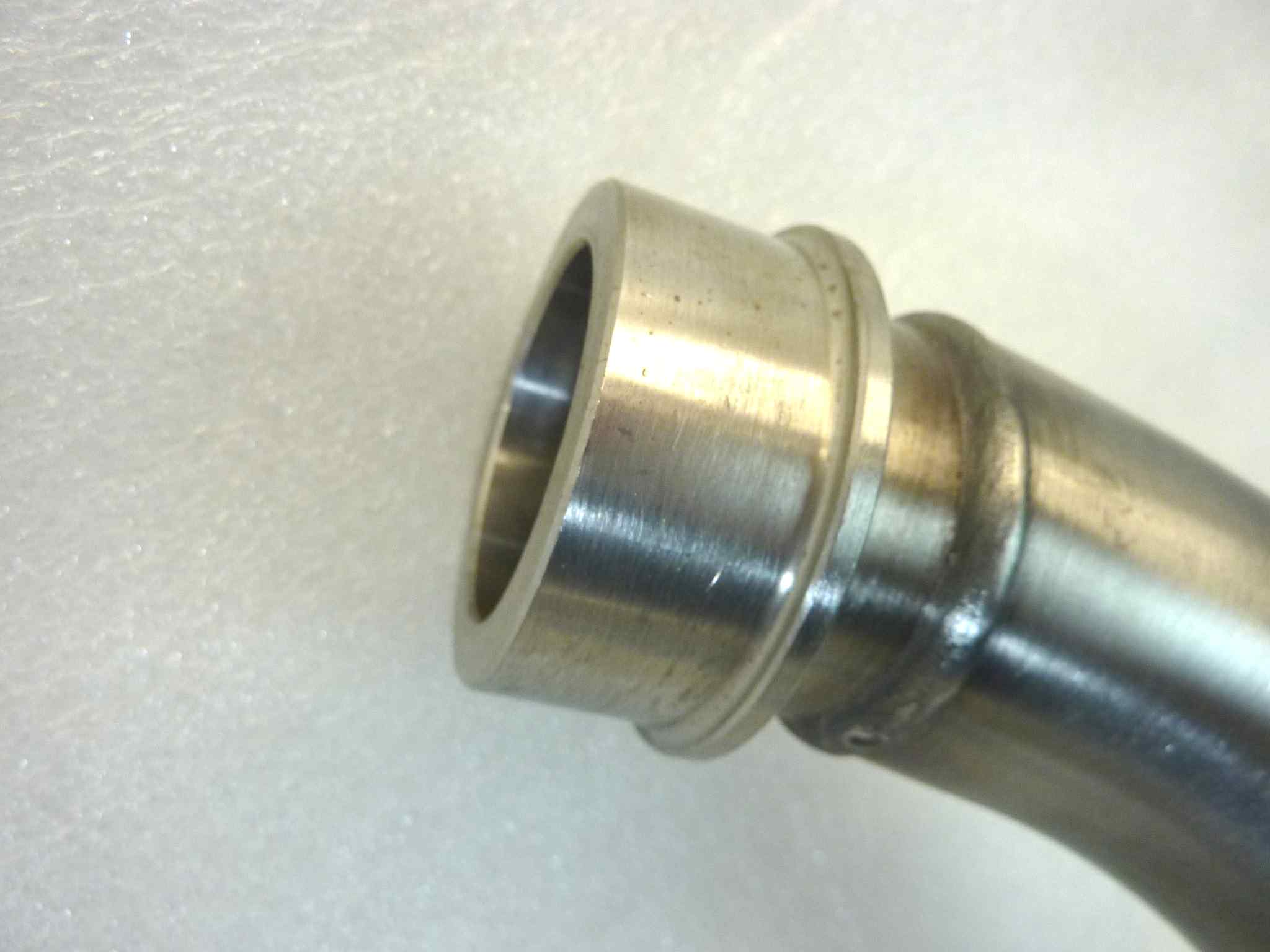 Collettore scarico destro Guzzi V11 1100 Cafè Ballabio 2003 - 2005 Le Mans 2002 cod GU01120990 TO190D NUOVO fondo di magazzino, vedi foto, LEGGI DESCRIZIONE - immagine 9