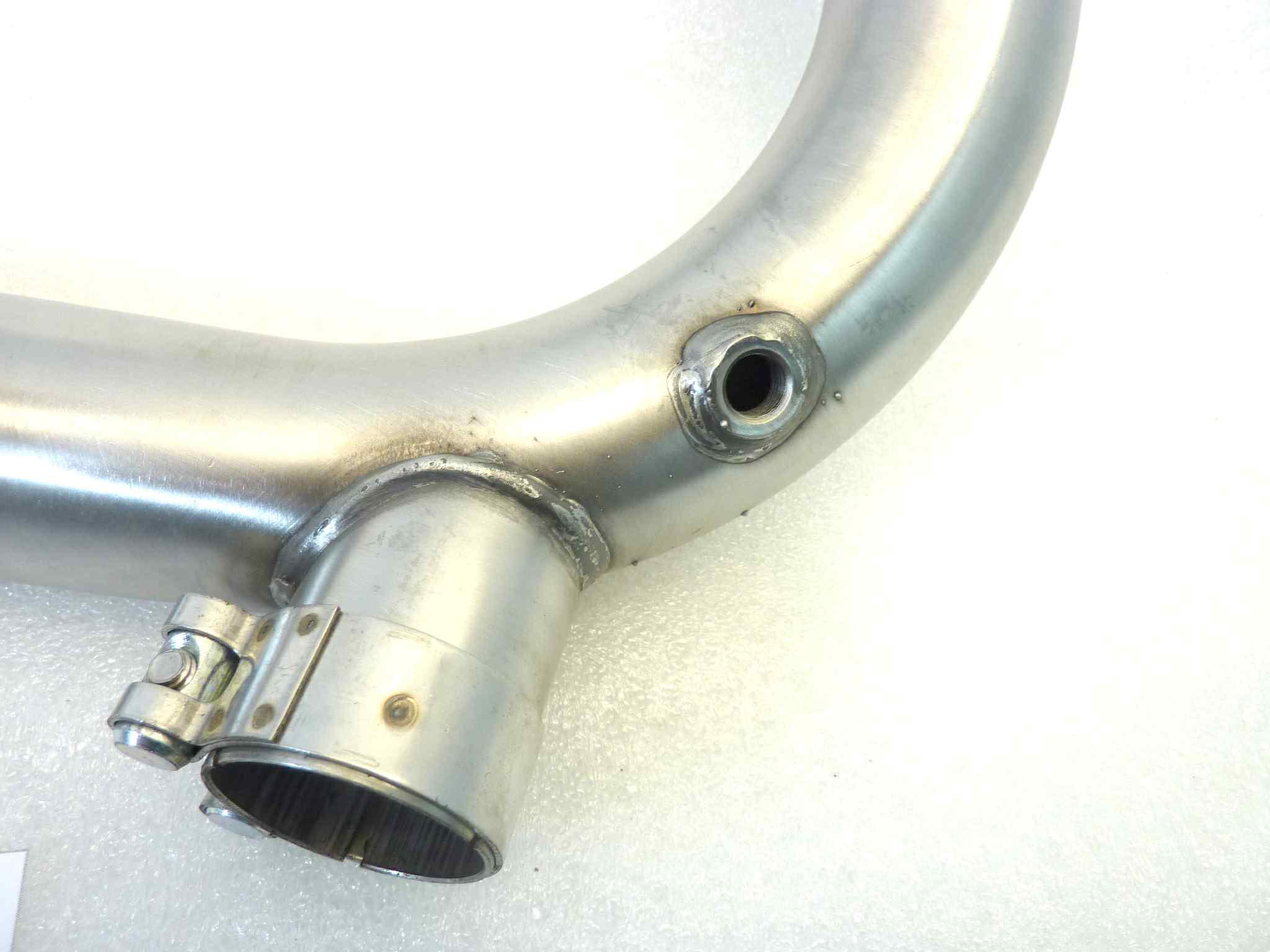 Collettore scarico sinistro Guzzi V11 1100 Cafè Ballabio 2003 - 2005 Le Mans 2002 cod GU01120991 TO190S NUOVO fondo di magazzino, vedi foto, LEGGI DESCRIZIONE - immagine 2