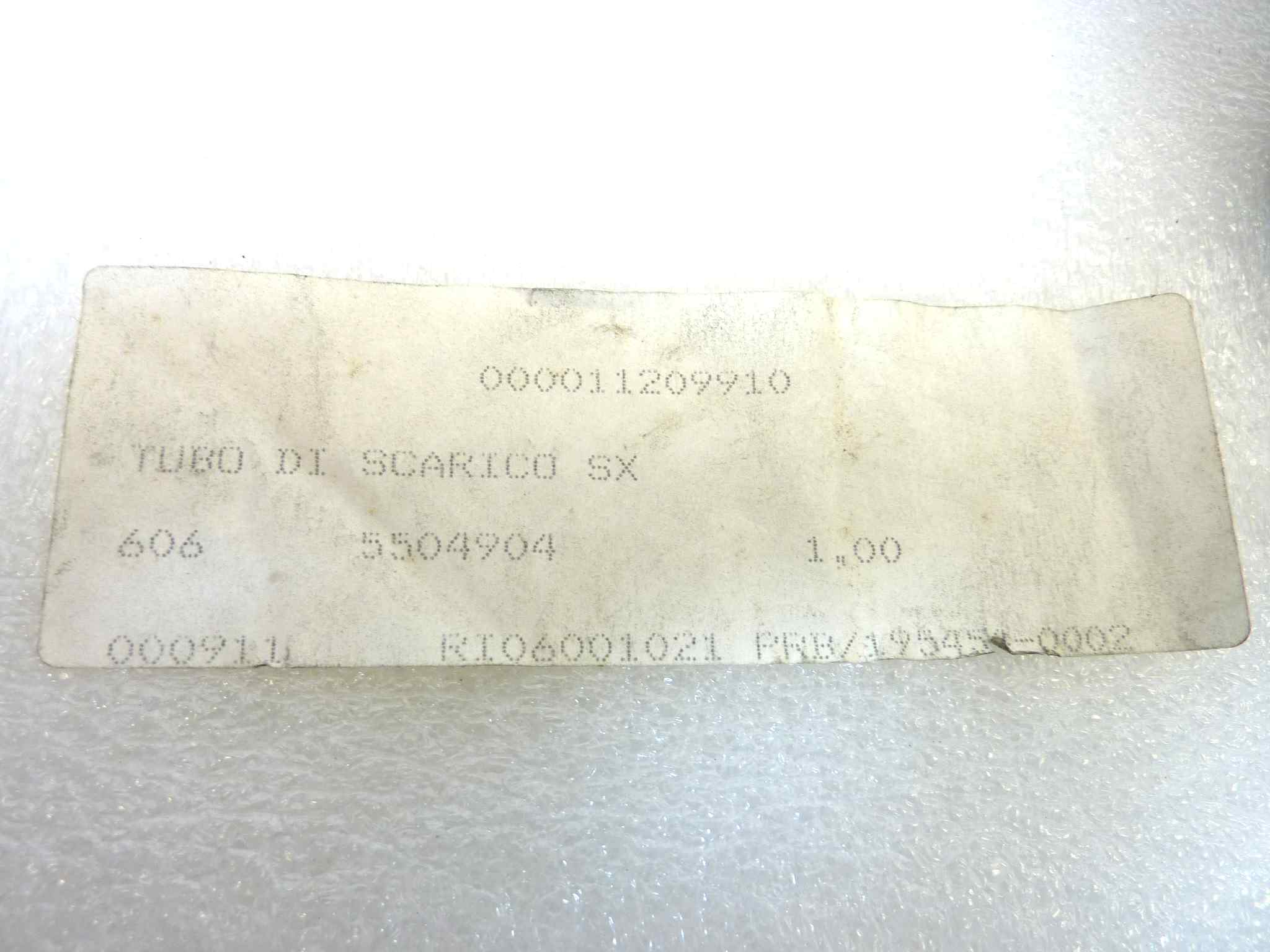 Collettore scarico sinistro Guzzi V11 1100 Cafè Ballabio 2003 - 2005 Le Mans 2002 cod GU01120991 TO190S NUOVO fondo di magazzino, vedi foto, LEGGI DESCRIZIONE - immagine 8