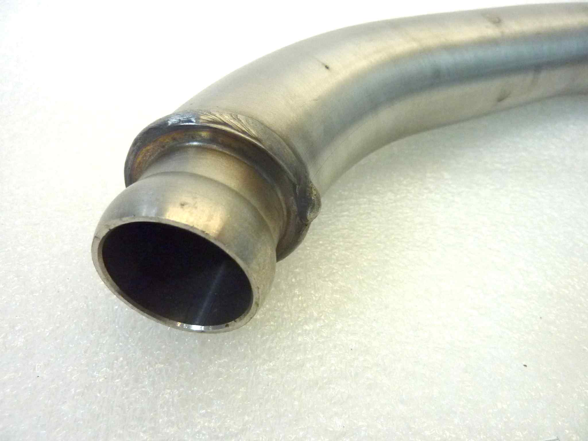 Tubo traverso scarico Guzzi V11 Cafè Ballabio 2003 - 2005 V11 CAT 2004 V11 Le Mans 2002 cod GU01122691 risuonatore compensatore NUOVO fondo di magazzino, vedi foto, LEGGI DESCRIZIONE - immagine 3