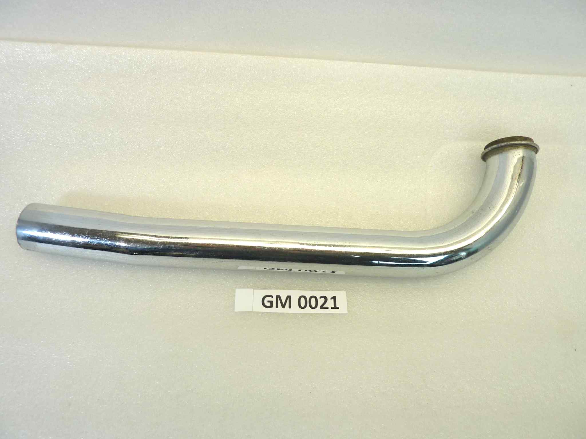 Collettore scarico Guzzi Falcone GTV GTW 500 lunghezza totale 48 cm lunghezza sul dritto spezza ultimi 9 cm diametro 45 mm NUOVO fondo di magazzino, vedi foto, LEGGI DESCRIZIONE