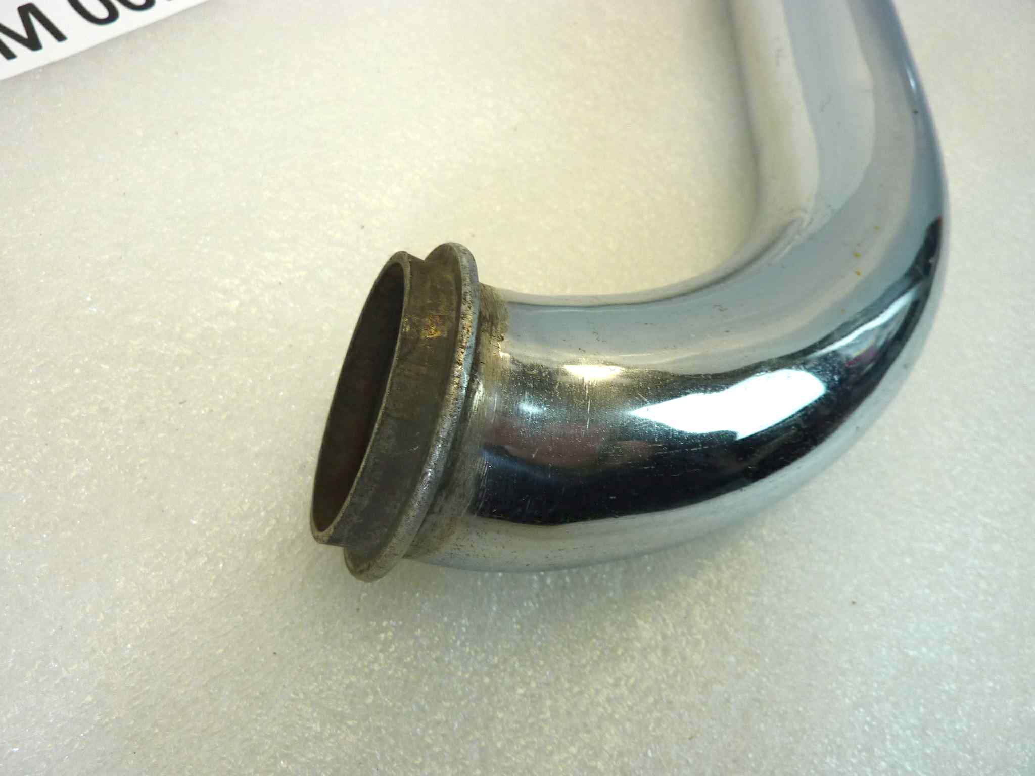 Collettore scarico Guzzi Falcone GTV GTW 500 lunghezza totale 48 cm lunghezza sul dritto spezza ultimi 9 cm diametro 45 mm NUOVO fondo di magazzino, vedi foto, LEGGI DESCRIZIONE - immagine 7