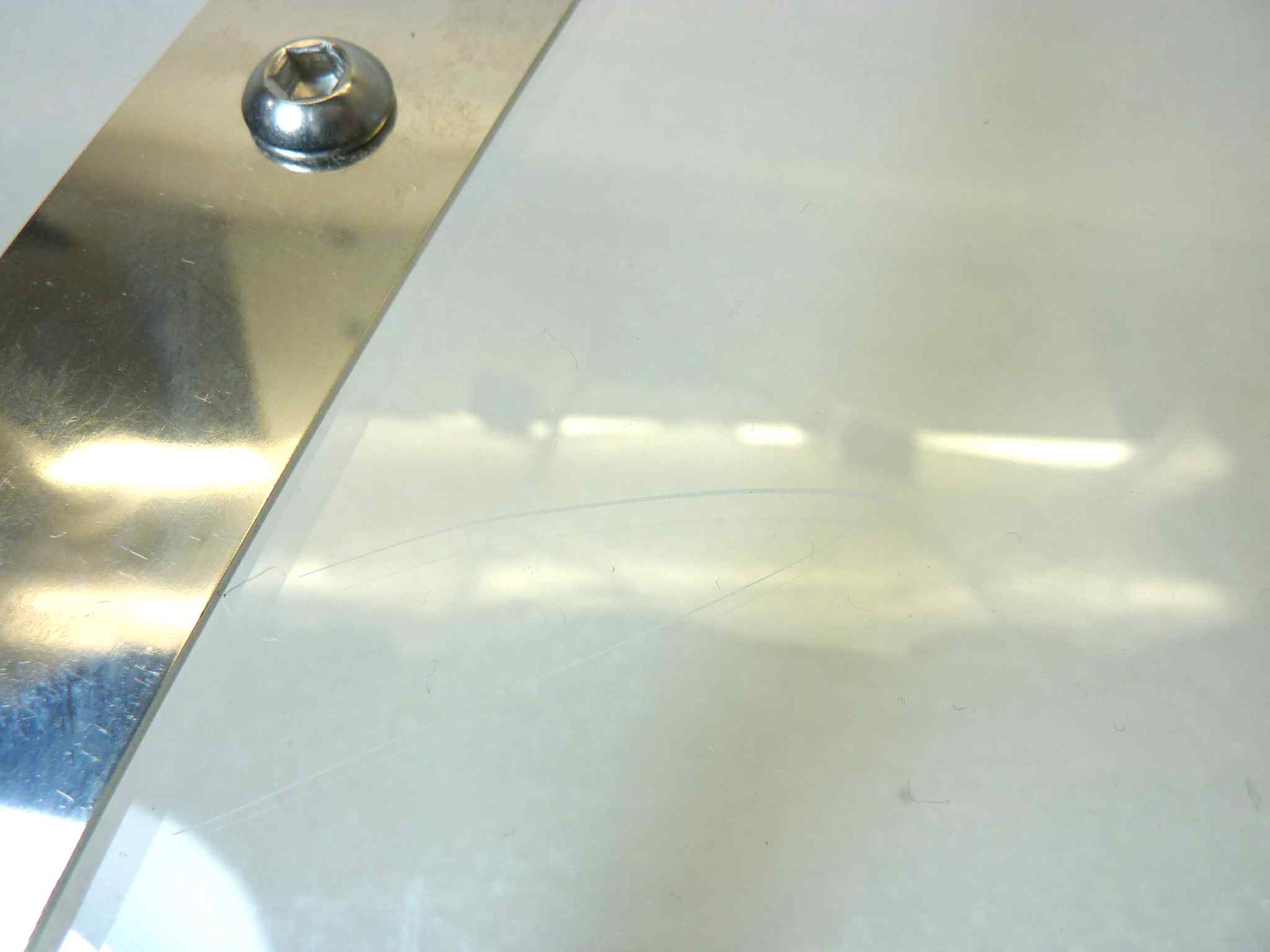 Plexiglass parabrezza Guzzi California Aquila Nera minuteria come da foto cupolino con difetti NUOVO fondo di magazzino, vedi foto, LEGGI DESCRIZIONE - immagine 13