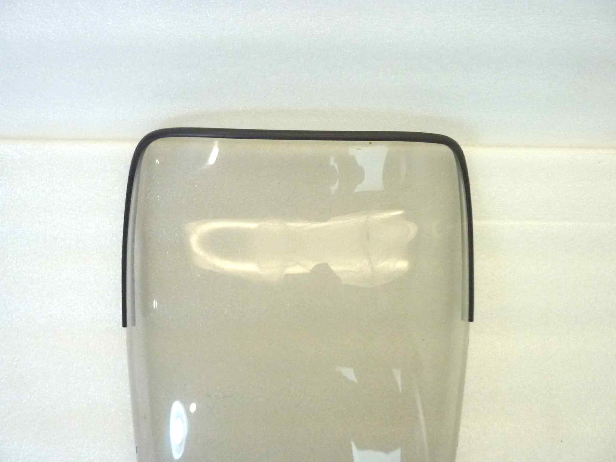 Plexiglass parabrezza Guzzi 850 T5 non certo lunghezza tot 355 mm larghezza max 325 mm larghezza frontale 210 mm cupolino - immagine 3