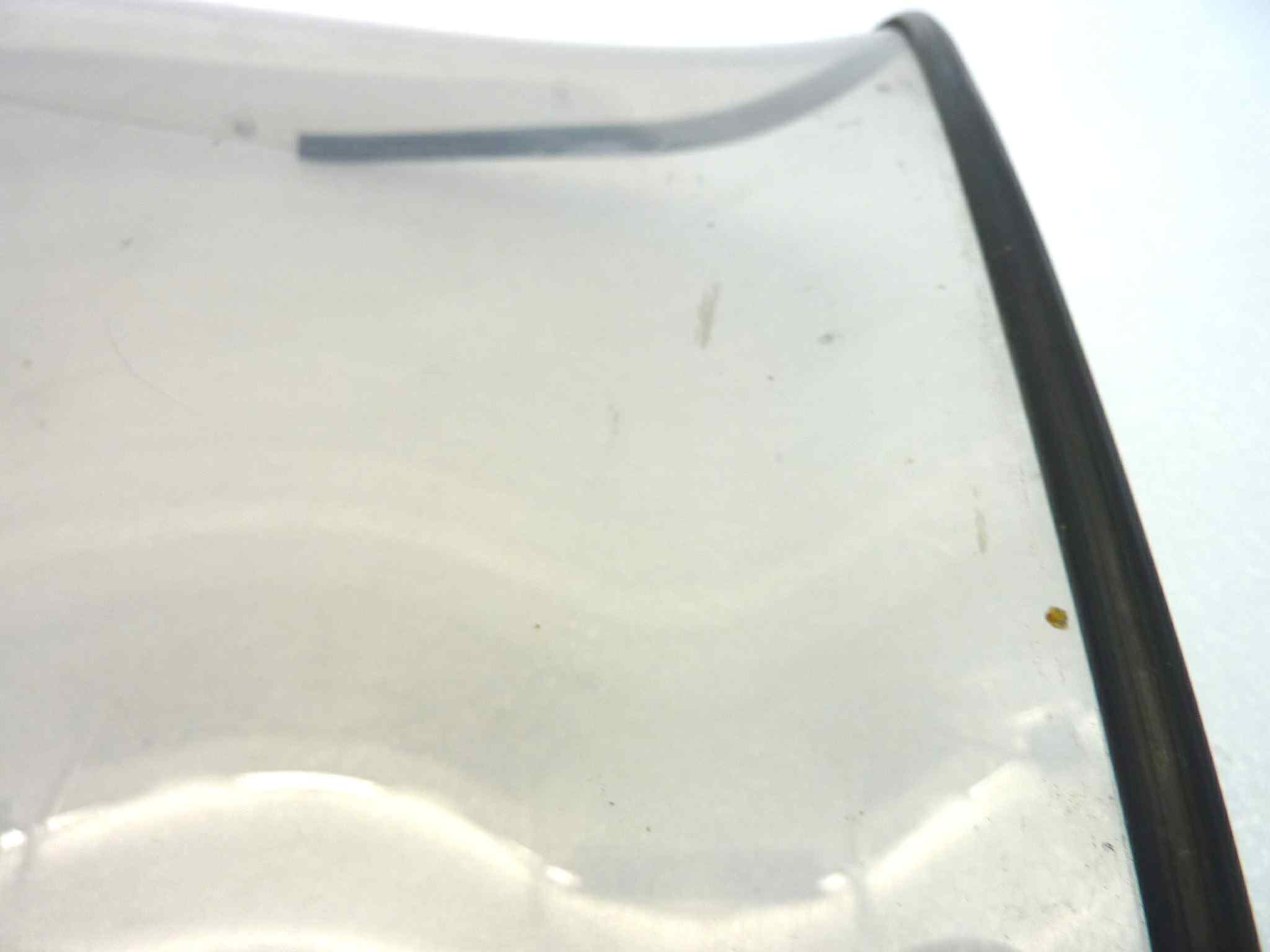 Plexiglass parabrezza Guzzi 850 T5 non certo lunghezza tot 355 mm larghezza max 325 mm larghezza frontale 210 mm cupolino - immagine 11