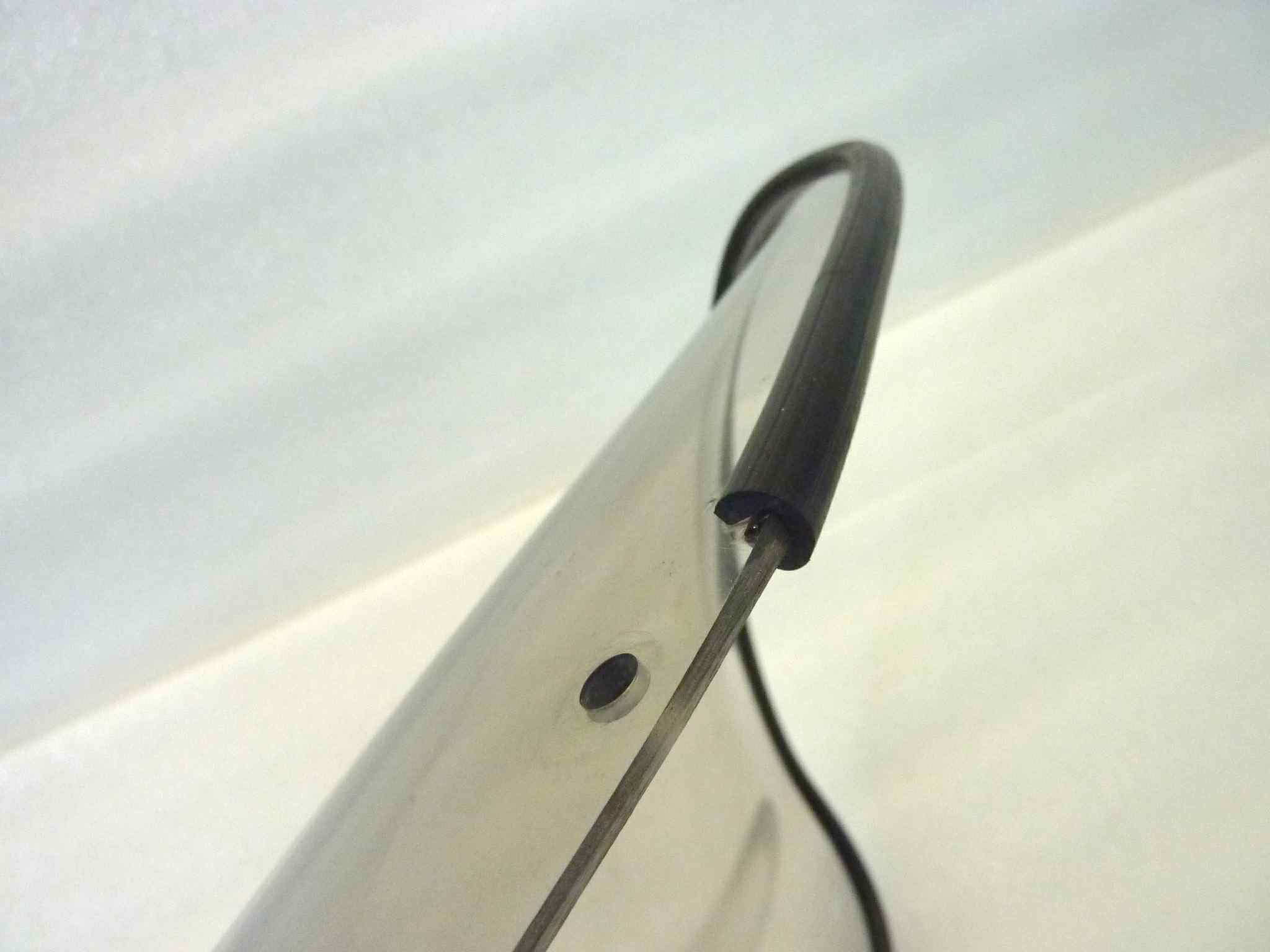 Plexiglass parabrezza Guzzi 850 T5 non certo lunghezza tot 355 mm larghezza max 325 mm larghezza frontale 210 mm cupolino - immagine 12