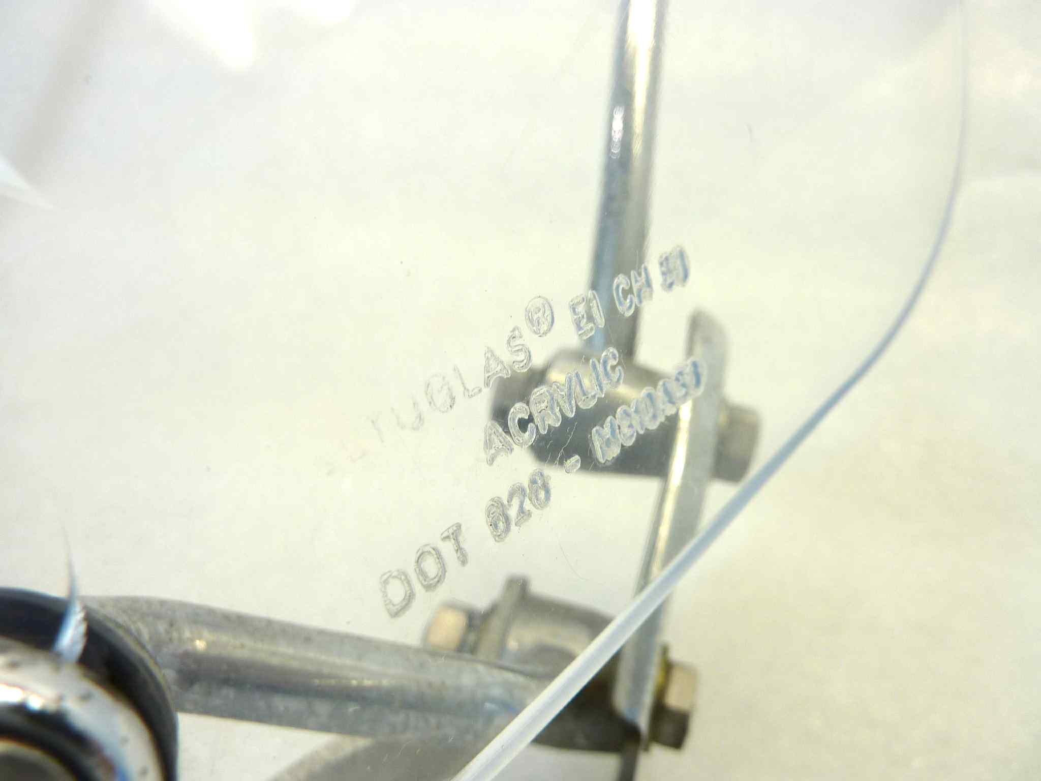 Plexiglass parabrezza Guzzi V7 Classic 2010 cod 02577211 cupolino vedi foto per compatibilità - immagine 5