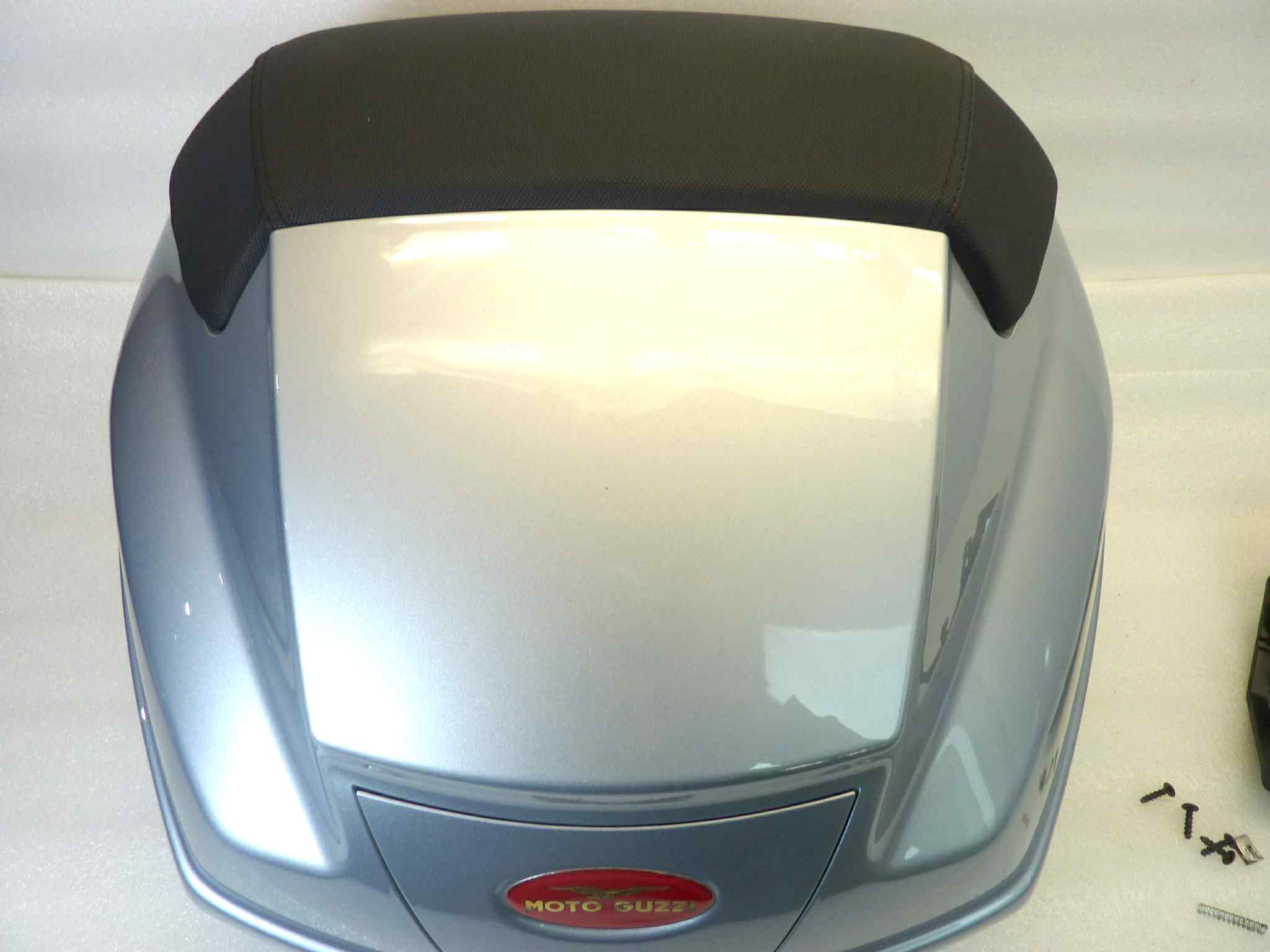 Bauletto posteriore top case Guzzi Norge Breva vedi foto per difetti senza serratura e senza chiave - immagine 8