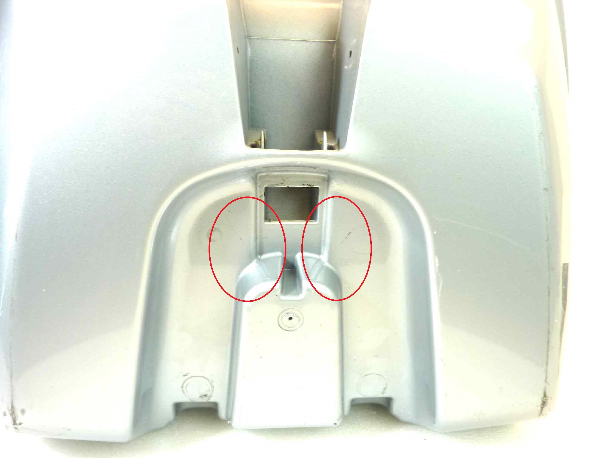 Bauletto posteriore top case Guzzi Norge Breva vedi foto per difetti senza serratura e senza chiave - immagine 14