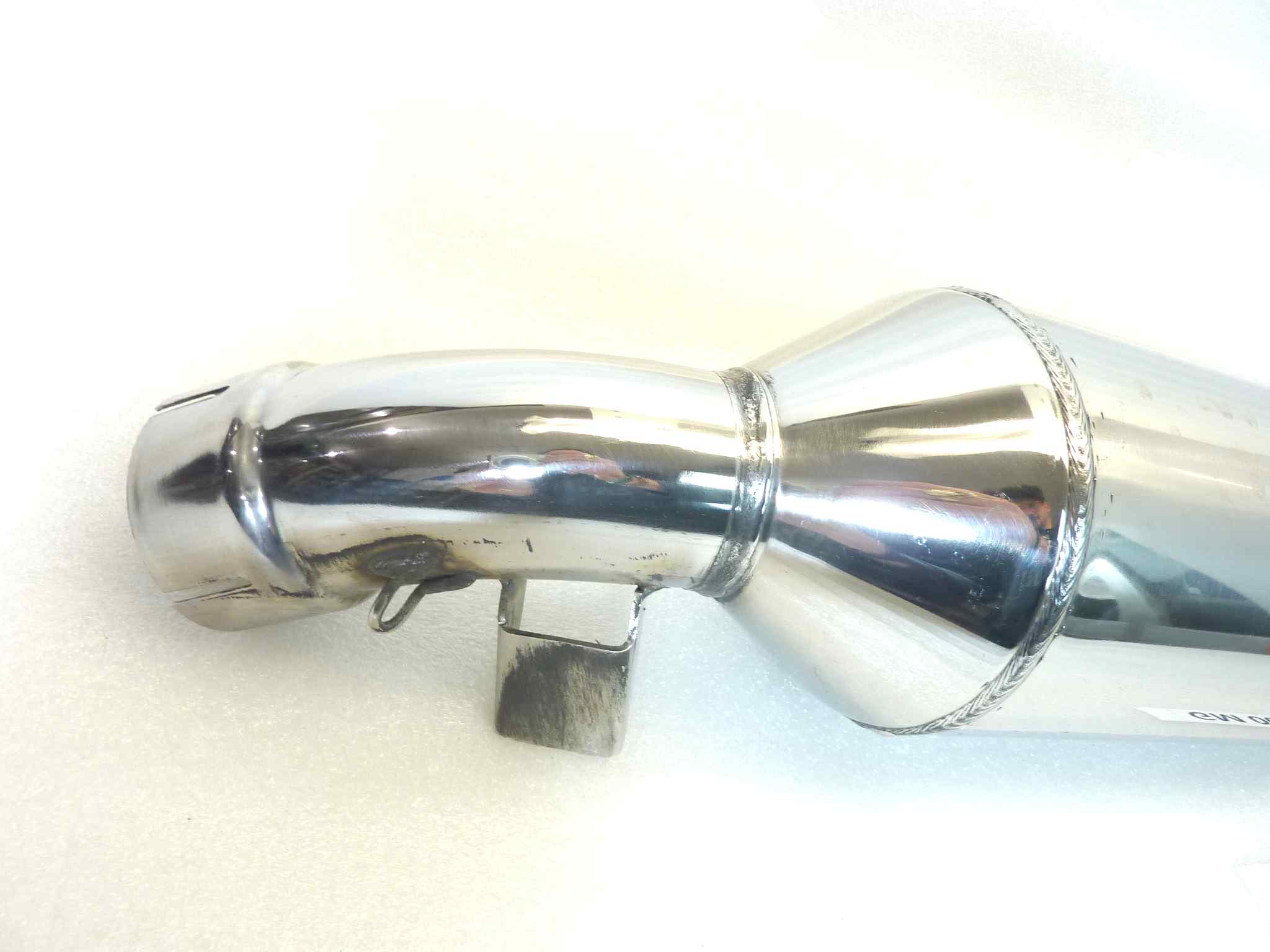 Marmitta terminale Guzzi Breva 1200 2007 Norge 1200 IE 2006 - 2009 cod GU31123060 ZGU1200 silenziatore nuovo con difetto NUOVO fondo di magazzino, vedi foto, LEGGI DESCRIZIONE - immagine 3