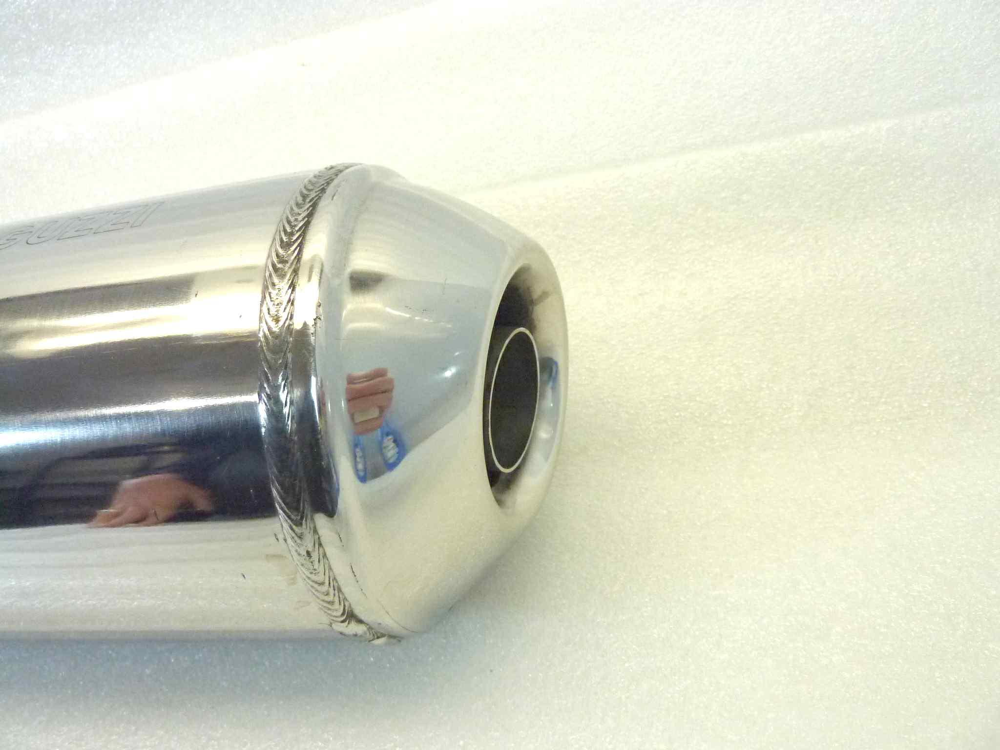 Marmitta terminale Guzzi Breva 1200 2007 Norge 1200 IE 2006 - 2009 cod GU31123060 ZGU1200 silenziatore nuovo con difetto NUOVO fondo di magazzino, vedi foto, LEGGI DESCRIZIONE - immagine 6
