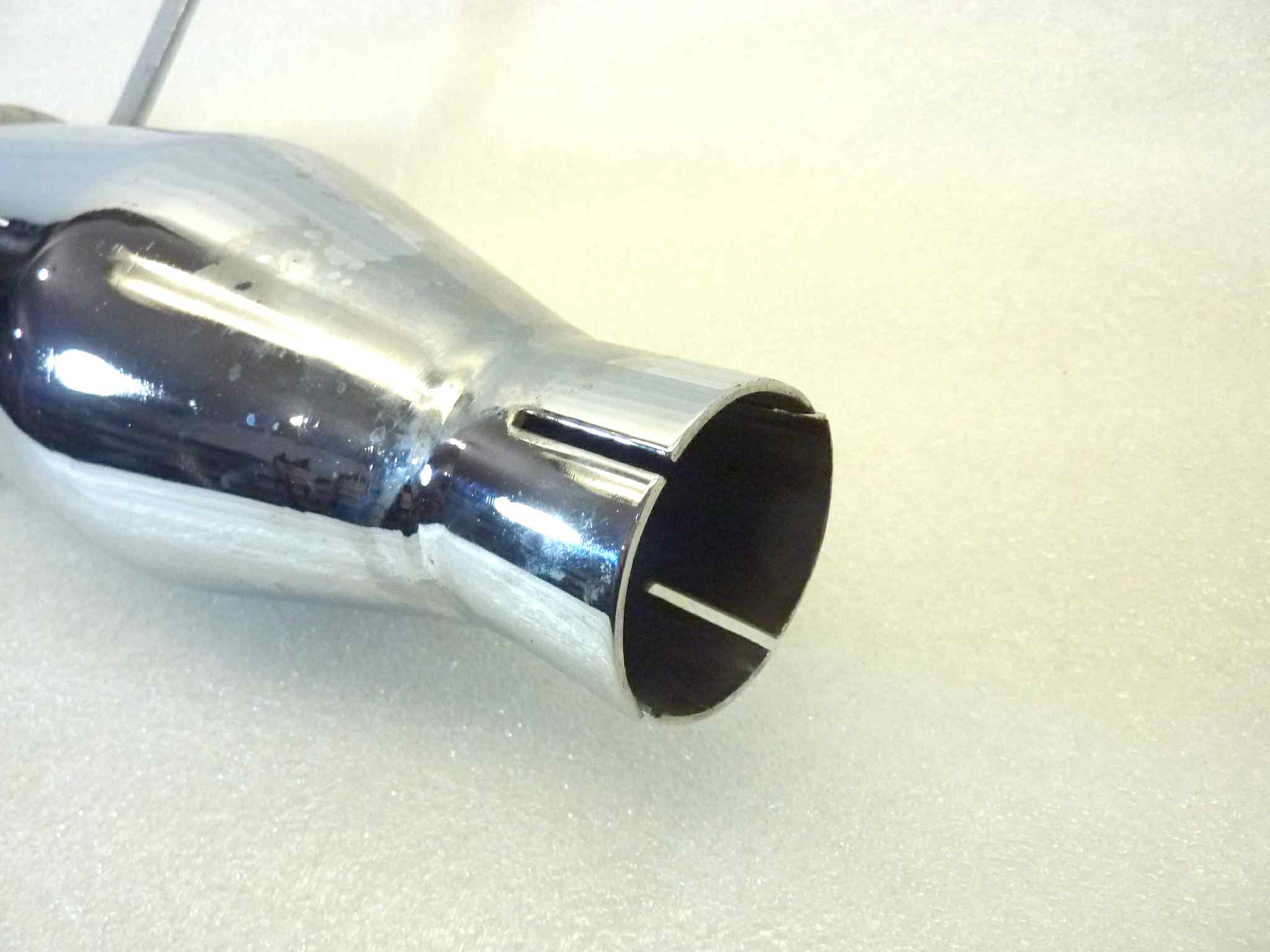 Marmitta terminale Guzzi Epoca silenziatore sinistra diam imbocco 40 mm - lunghezza tot 635 mm - distanza imbocco/staffa 270 mm - altezza staffa 100 mm NUOVO fondo di magazzino, vedi foto, LEGGI DESCRIZIONE - immagine 7