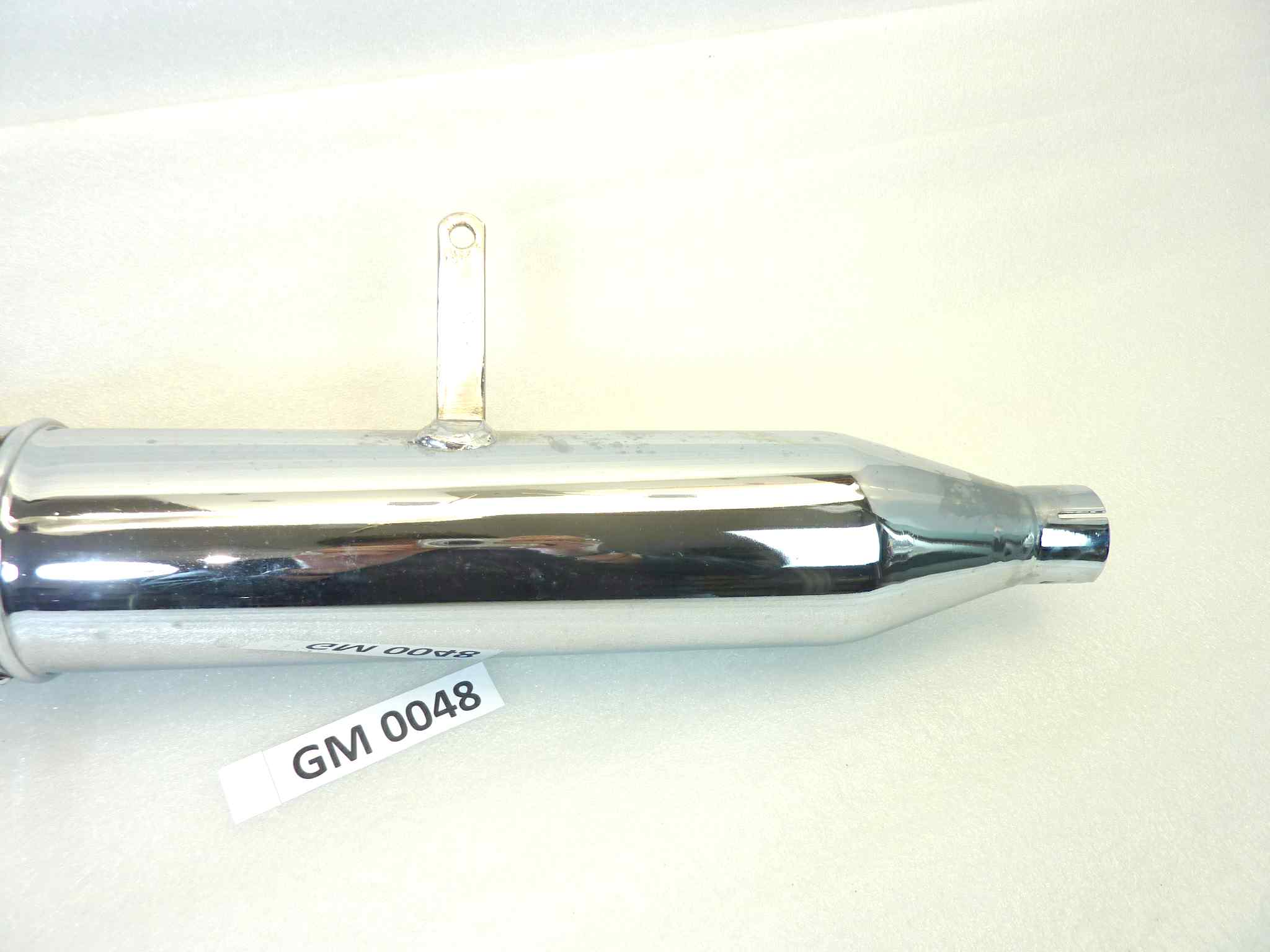 Marmitta terminale Guzzi Epoca silenziatore sinistra diam imbocco 40 mm - lunghezza tot 635 mm - distanza imbocco/staffa 270 mm - altezza staffa 100 mm NUOVO fondo di magazzino, vedi foto, LEGGI DESCRIZIONE - immagine 8