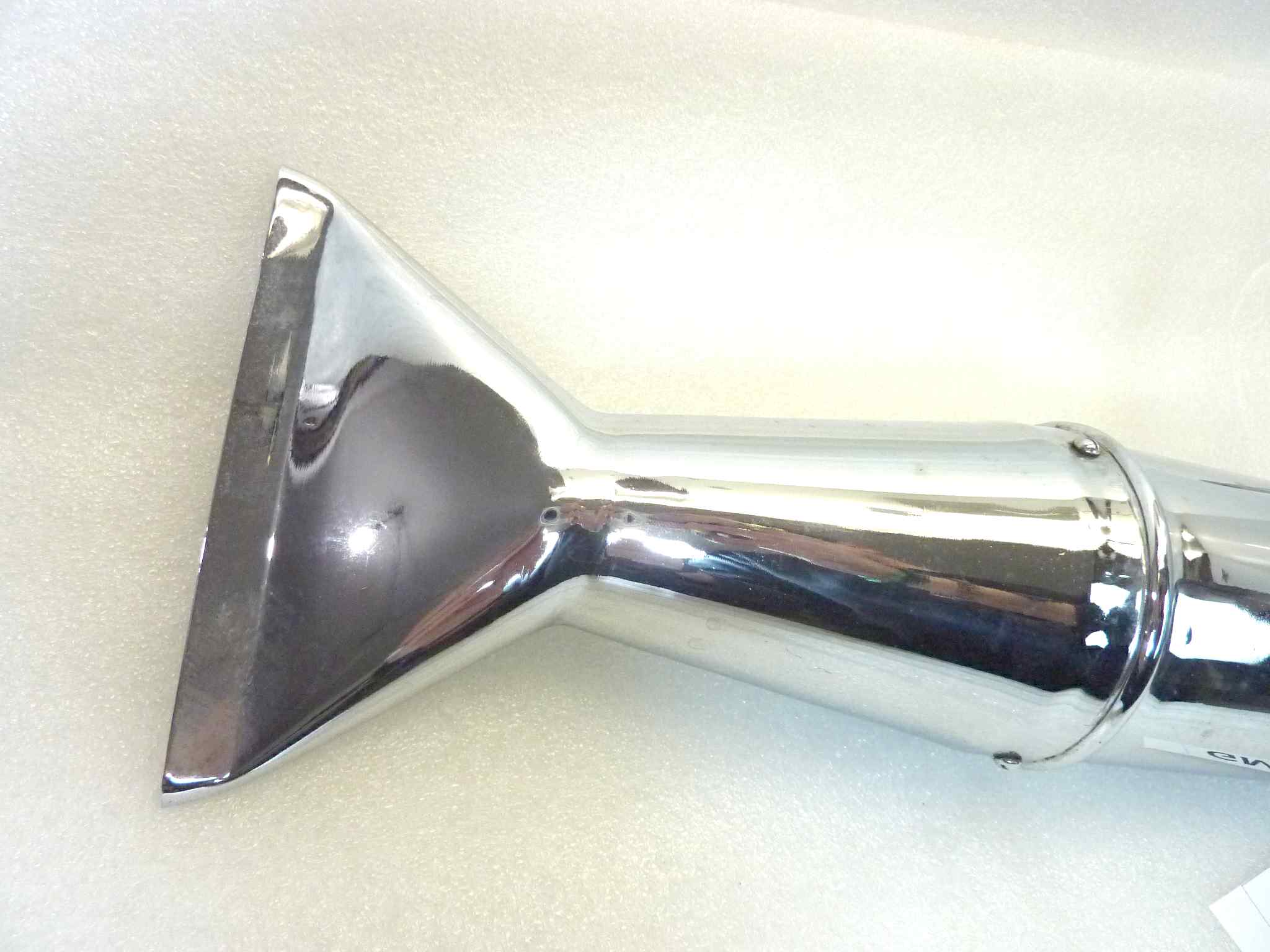 Marmitta terminale Guzzi Epoca silenziatore sinistra diam imbocco 40 mm - lunghezza tot 635 mm - distanza imbocco/staffa 270 mm - altezza staffa 100 mm NUOVO fondo di magazzino, vedi foto, LEGGI DESCRIZIONE - immagine 10
