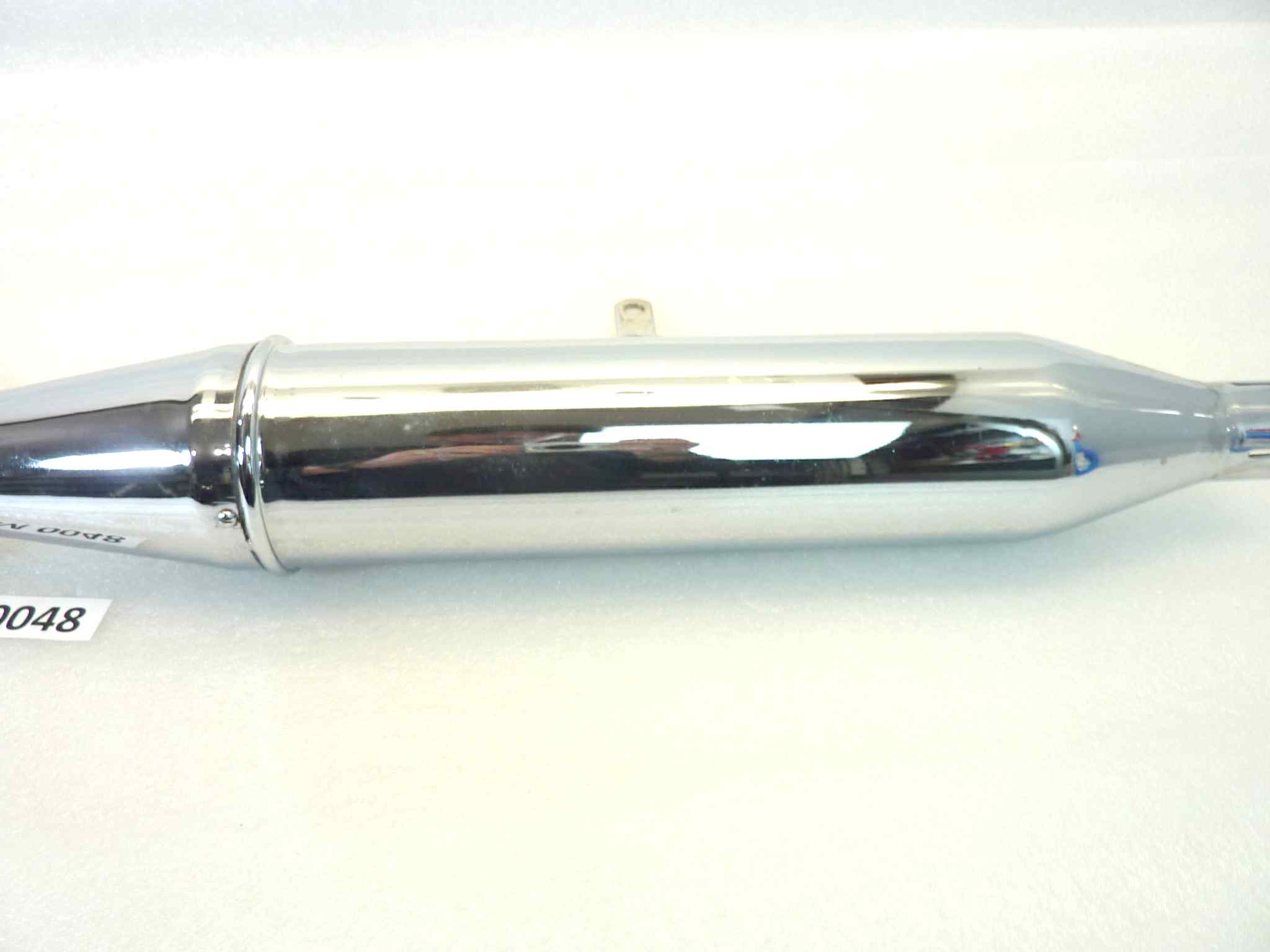 Marmitta terminale Guzzi Epoca silenziatore sinistra diam imbocco 40 mm - lunghezza tot 635 mm - distanza imbocco/staffa 270 mm - altezza staffa 100 mm NUOVO fondo di magazzino, vedi foto, LEGGI DESCRIZIONE - immagine 11