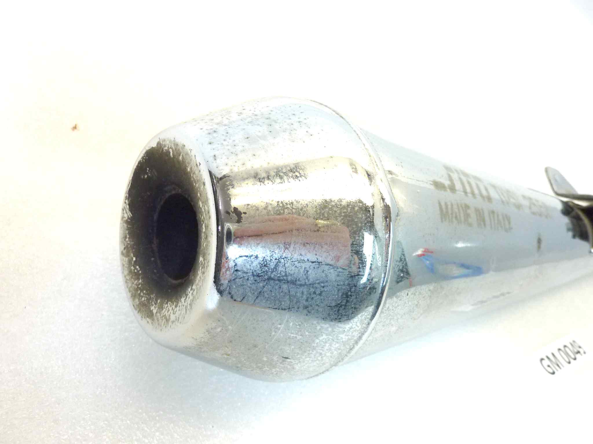 Marmitta terminale Guzzi V65 Custom Sito TPSI 2558 diam imbocco 36 mm silenziatore - immagine 3