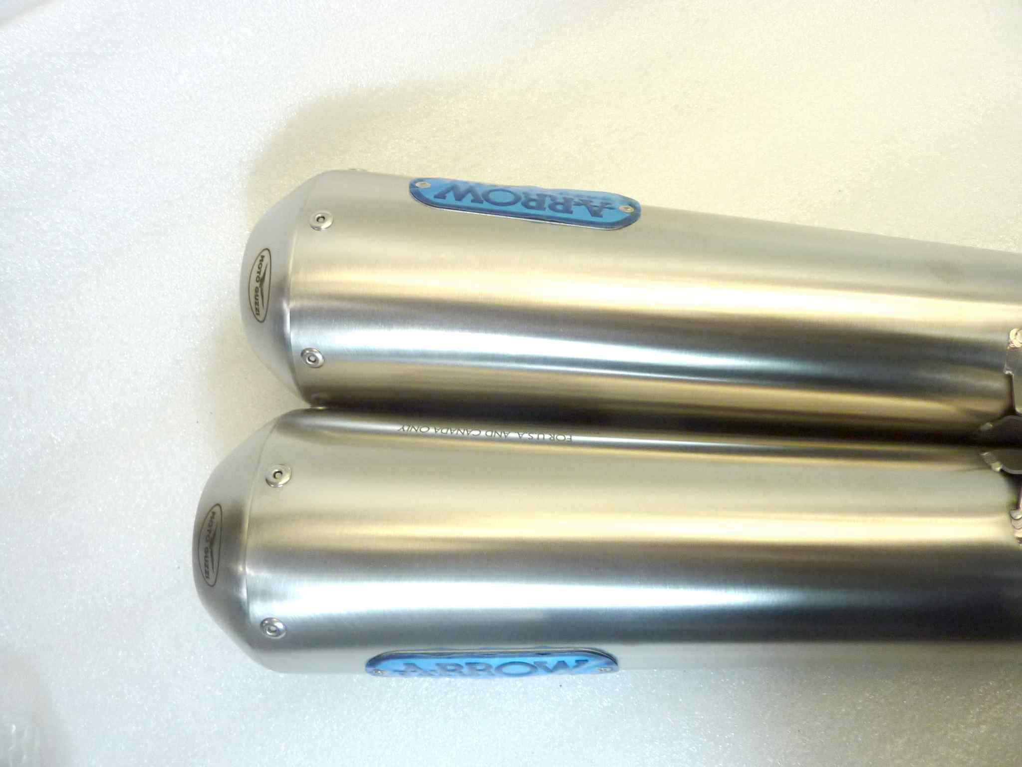 Coppia marmitte Arrow Guzzi V7 Cafè Classic 2009 - 2012 Racer 2010 - 2014 Special Stone 2013 - 2014 Cafè 2009 - 2012 V7 2 Racer Special Stone 2015 - 2016 cod 983169 silenziatori non omologatI NUOVO fondo di magazzino, vedi foto, LEGGI DESCRIZIONE - immagine 19