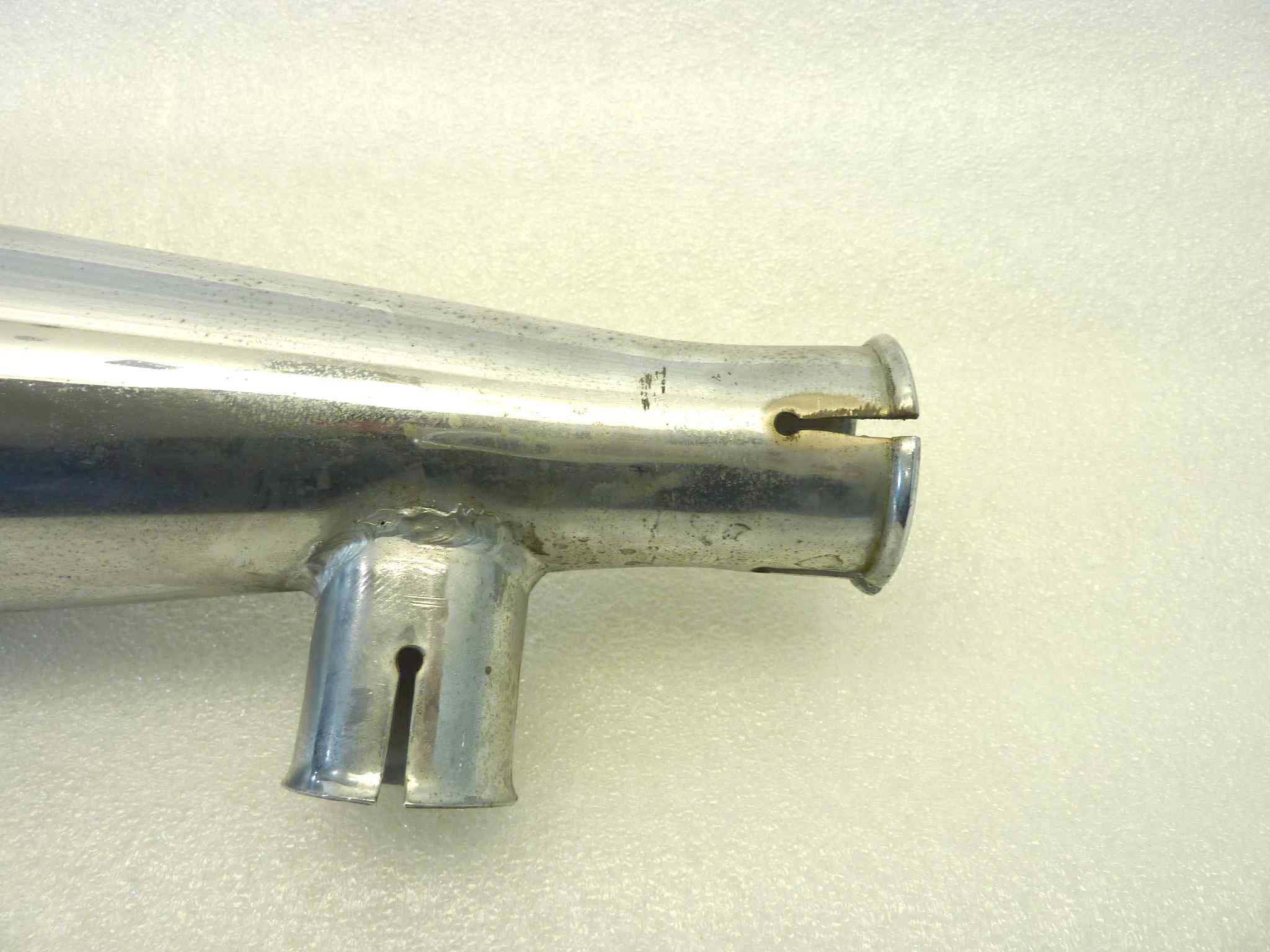 Marmitta terminale sinistra Guzzi V7 Special IGM 4979S silenziatore NUOVO fondo di magazzino, vedi foto, LEGGI DESCRIZIONE - immagine 5