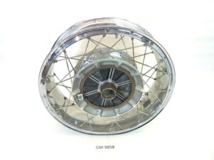 Cerchio ruota posteriore Guzzi California 1100 IE 2000 - 2002 con difetti di cromatura completo di parastrappi