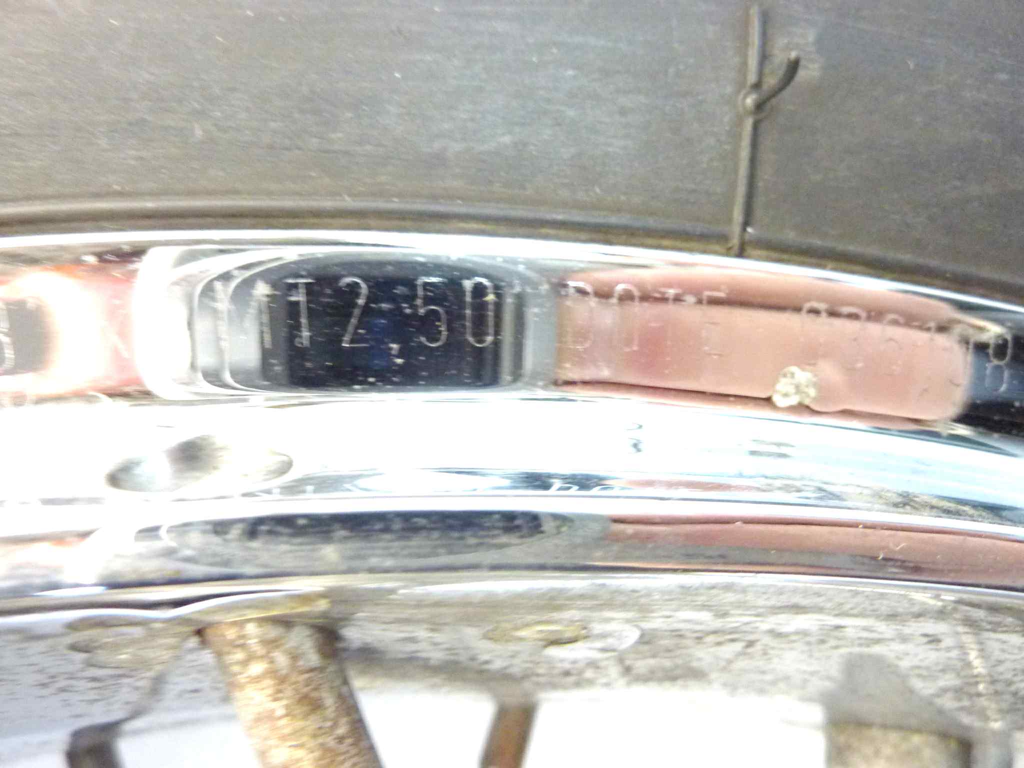 Cerchio ruota anteriore Guzzi California 1100 EV 2002 18 x 2,50 lievi difetti di cromatura - immagine 13