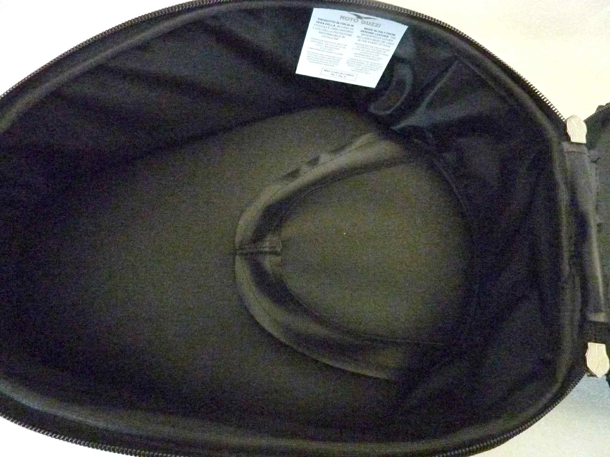 Borsa serbatoio Guzzi California Eldorado 1400 pelle nera cod 2S000521 2S000524 NUOVO fondo di magazzino, vedi foto, LEGGI DESCRIZIONE - immagine 12