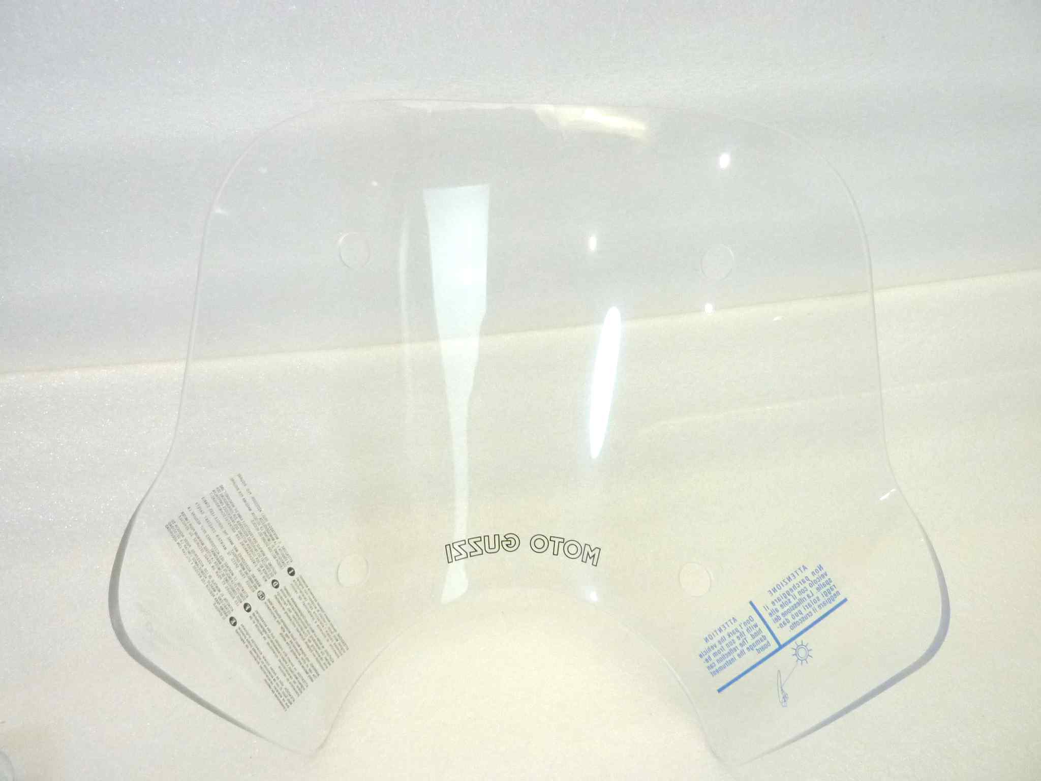 Plexiglass parabrezza Guzzi V7 750 III 3 Touring cod 2S000909 completo di staffe NUOVO fondo di magazzino, vedi foto, LEGGI DESCRIZIONE - immagine 13