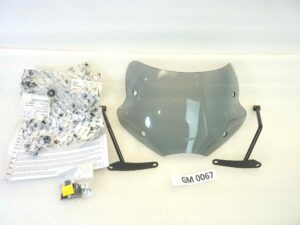 Plexiglass parabrezza Guzzi Griso 850 1100 1200 2005 - 2017 Aprilia 125 ARS R GU069772004 fumè cupolino completo di staffe NUOVO fondo di magazzino, vedi foto, LEGGI DESCRIZIONE