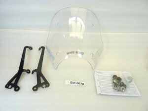 Plexiglass parabrezza Guzzi V7 Night Pack cupolino cod 2S001414 completo di staffe NUOVO fondo di magazzino, vedi foto, LEGGI DESCRIZIONE