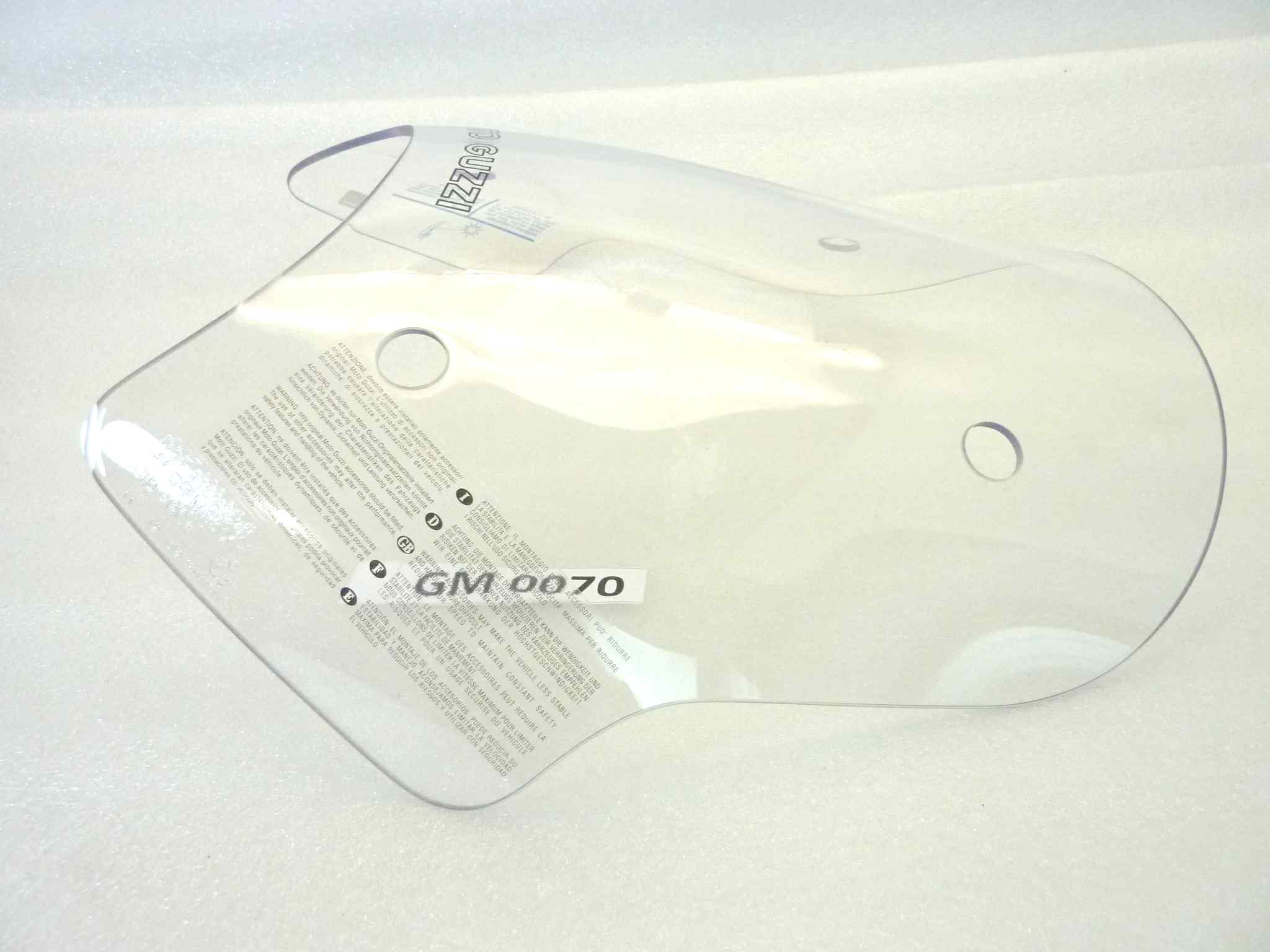 Plexiglass parabrezza Guzzi V7 Night Pack cupolino cod 2S001414 completo di staffe NUOVO fondo di magazzino, vedi foto, LEGGI DESCRIZIONE - immagine 11