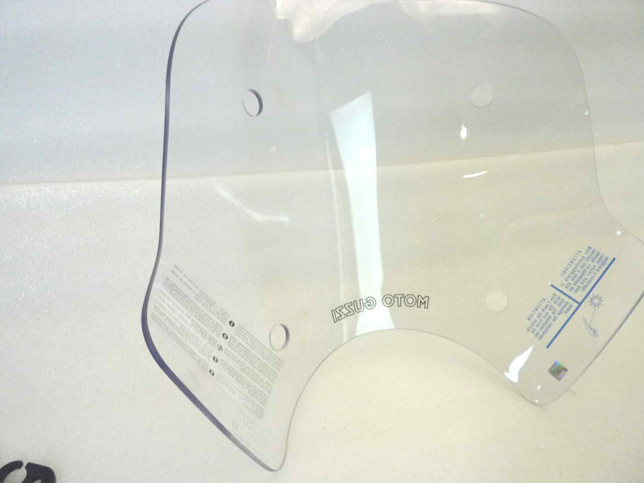 Plexiglass parabrezza Guzzi V7 Night Pack cupolino cod 2S001414 completo di staffe NUOVO fondo di magazzino, vedi foto, LEGGI DESCRIZIONE - immagine 18
