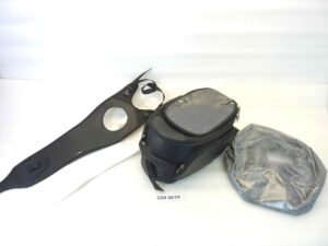 Borsa serbatoio guzzi V7 700 nylon pelle 2 tasche laterali 1 tasca superiore NUOVO fondo di magazzino, vedi foto, LEGGI DESCRIZIONE