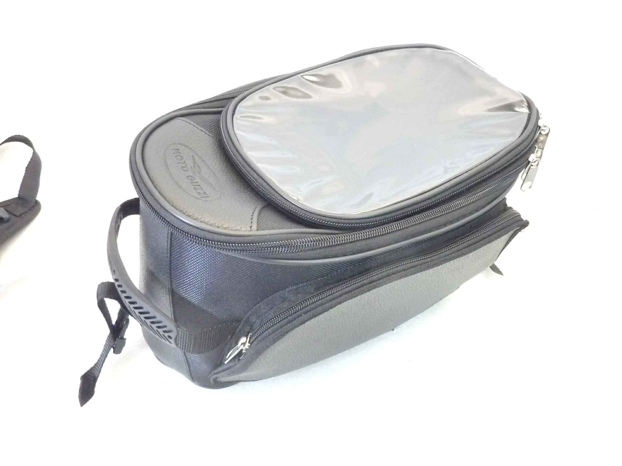 Borsa serbatoio guzzi V7 700 nylon pelle 2 tasche laterali 1 tasca superiore NUOVO fondo di magazzino, vedi foto, LEGGI DESCRIZIONE - immagine 6